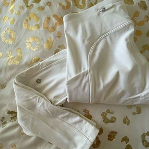 White lulu lemon pants